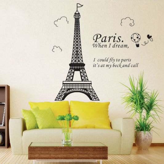 Eiffel Tower Wall Decoration Sticker