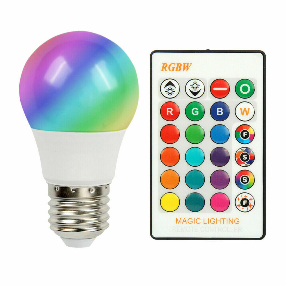 Color Changing Light Bulbs with Remote