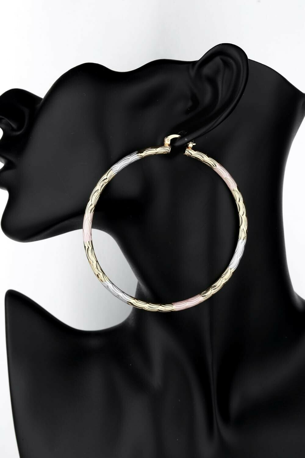 Multi colors Round hoop Earrings