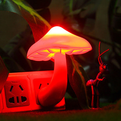 Colorful Mushroom LED Night Light Sensor