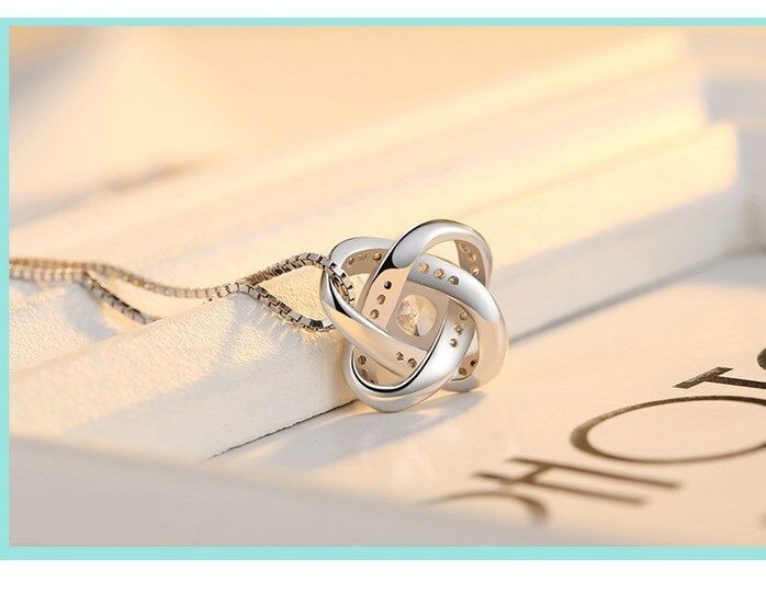 Love Knot Pendant Necklace