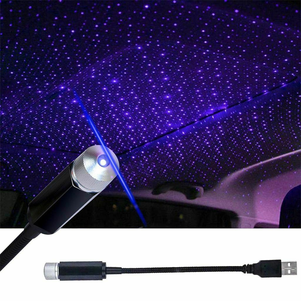 Car Interior Starry Sky Night Projector Lamp