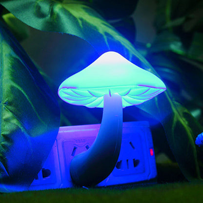 Colorful Mushroom LED Night Light Sensor