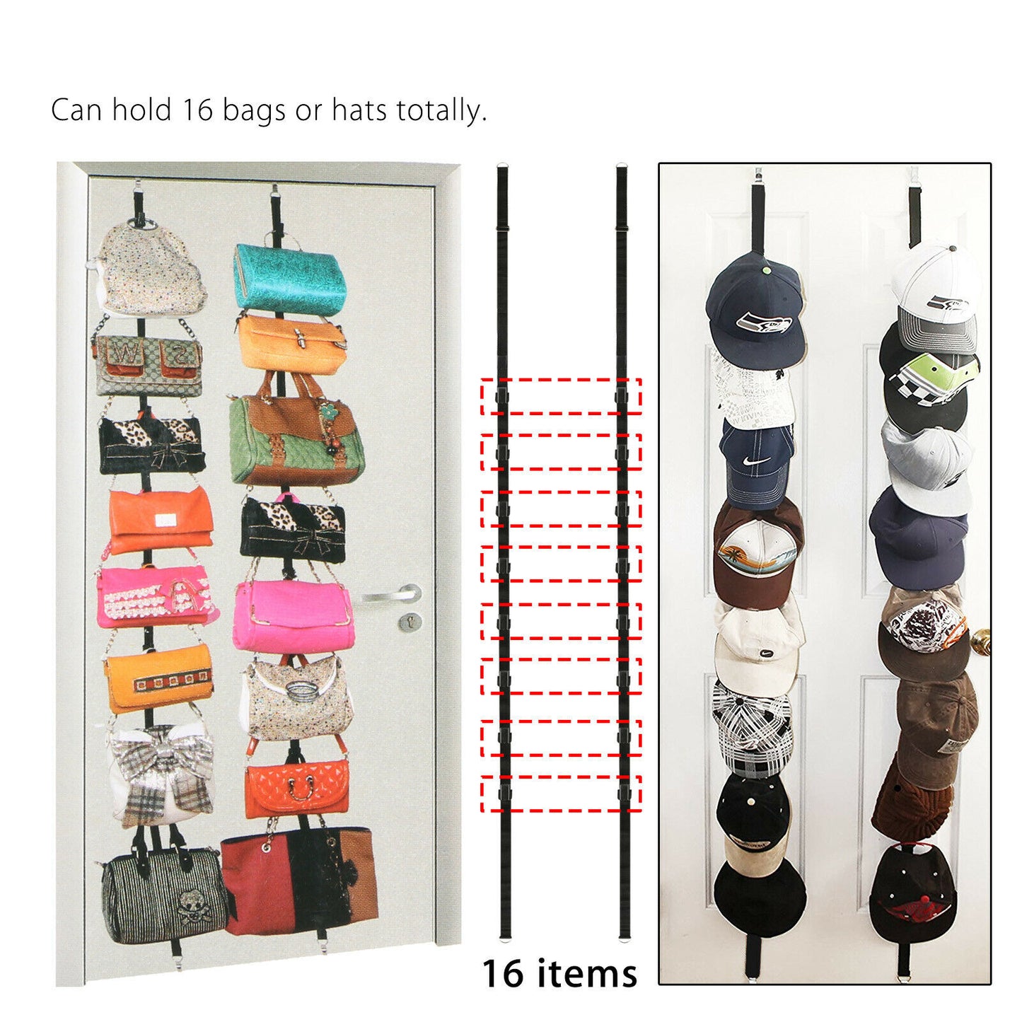 Baseball Cap Hat Holder Rack