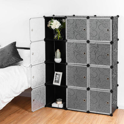 DIY 12 Cube Portable Closet Storage