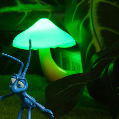 Colorful Mushroom LED Night Light Sensor