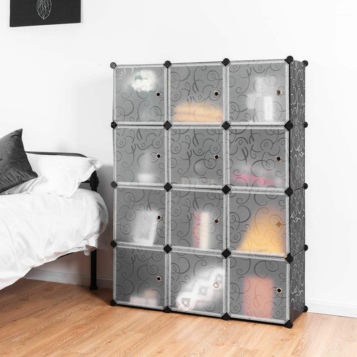 DIY 12 Cube Portable Closet Storage