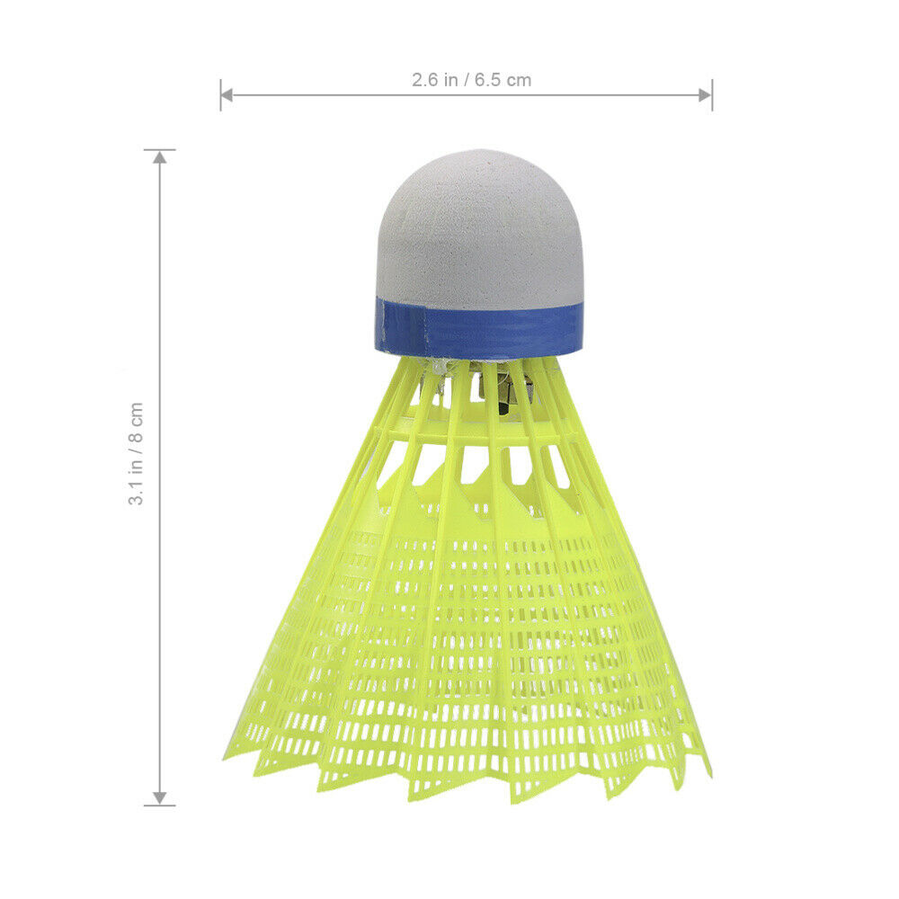 Colorful LED Luminous Shuttlecock Badminton Sports -8PCS