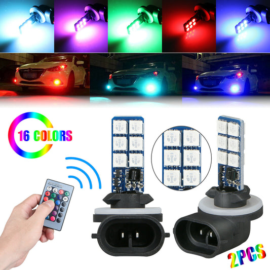 RGB LED 12SMD Car Headlight