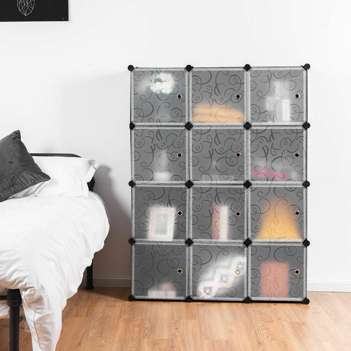 DIY 12 Cube Portable Closet Storage