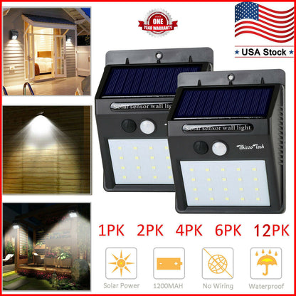 LED Solar Outdoor Wall Lights