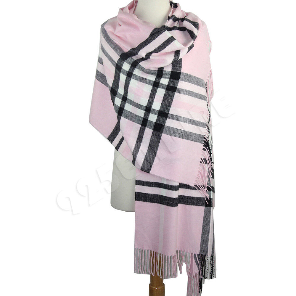 Oversized Plaid Check Blanket