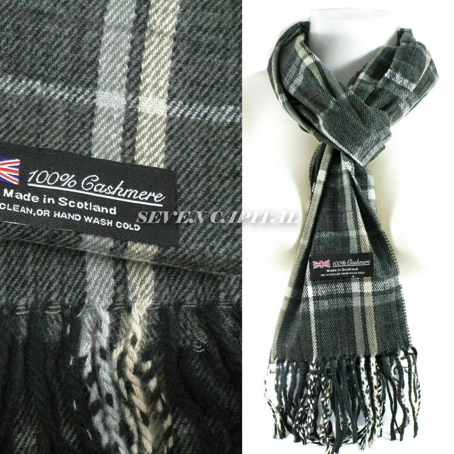 Winter Warm SCOTLAND Made 100% CASHMERE Scarf