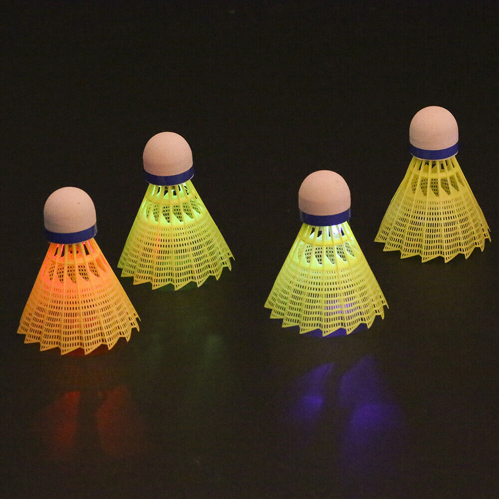 Colorful LED Luminous Shuttlecock Badminton Sports -8PCS