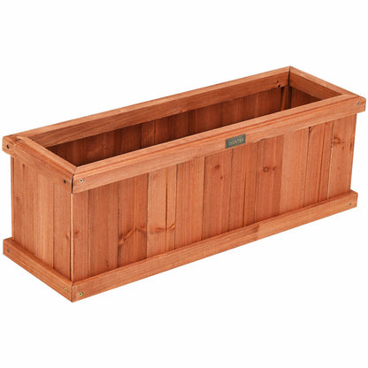 Wooden Flower Planter Box Rectangular-28 Inch