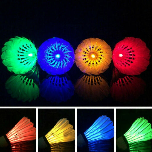 Colorful LED Luminous Shuttlecock Badminton Sports -8PCS