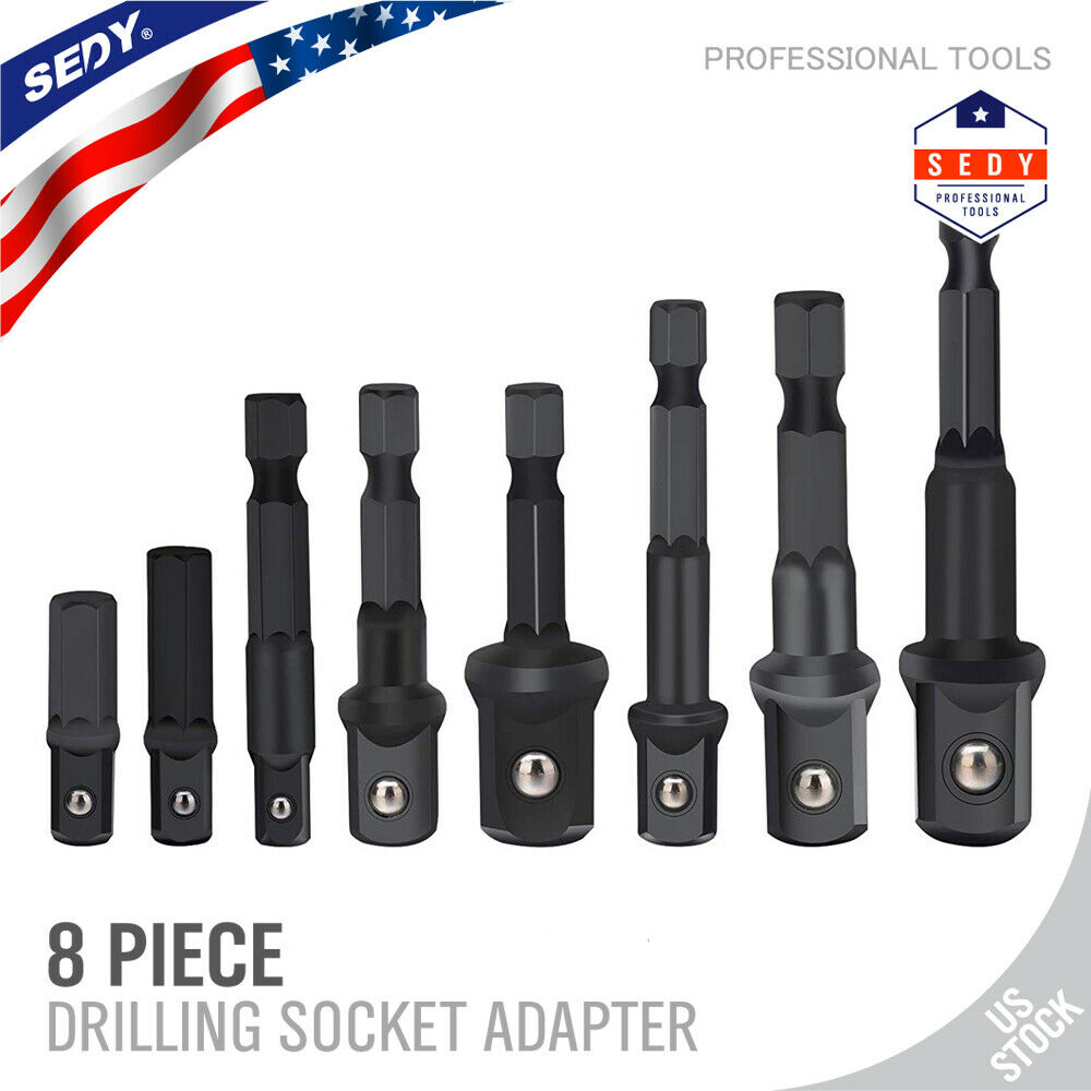 Drilling Socket Adapter-8pcs