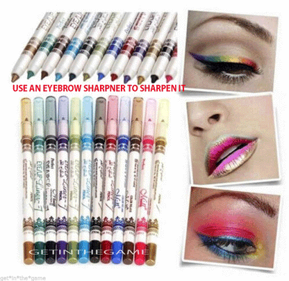 Glitter Eyeshadow Lip Liner 12 Color