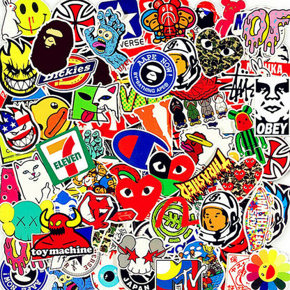 Stickers Skateboard Sticker Kids Random-200Pcs