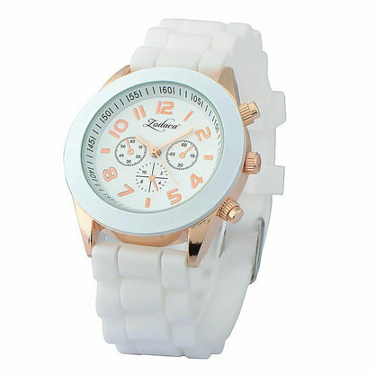 Unisex Silicone Jelly Quartz Watch New