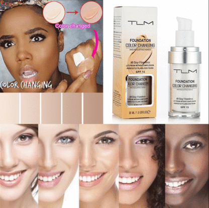 TLM Color Changing Foundation Makeup Base Face Liquid