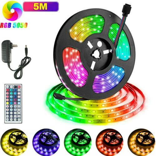 Led Strip Lights 16.4ft RGB Led Room Lights 5050 Led Tape Lights Color Changing