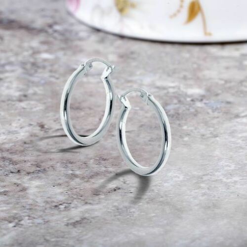 French Lock Hoop Earrings