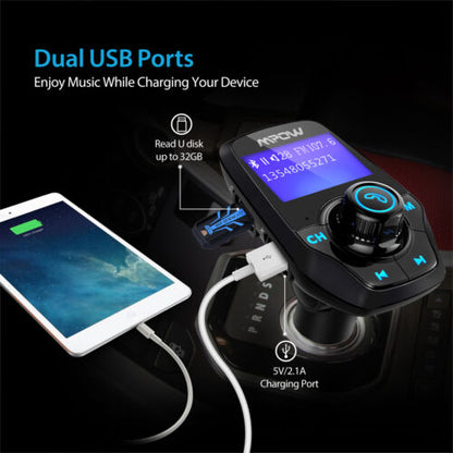 Wireless Bluetooth Car Charger MP3 Player