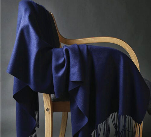 Cashmere Scotland Solid Oversized Blanket