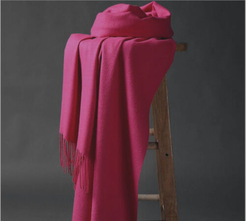 Cashmere Scotland Solid Oversized Blanket