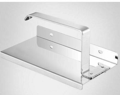 Wall Mounted Stainless Steel Holder with Shelf