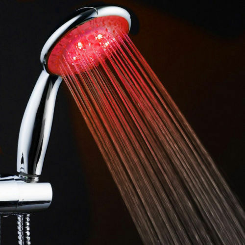 Color Changing LED Shower Water Glow Light