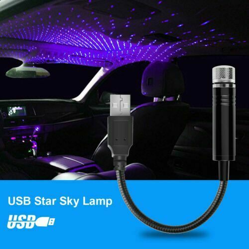 Car Interior Starry Sky Night Projector Lamp