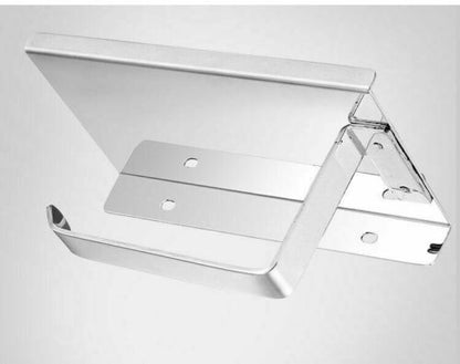 Wall Mounted Stainless Steel Holder with Shelf