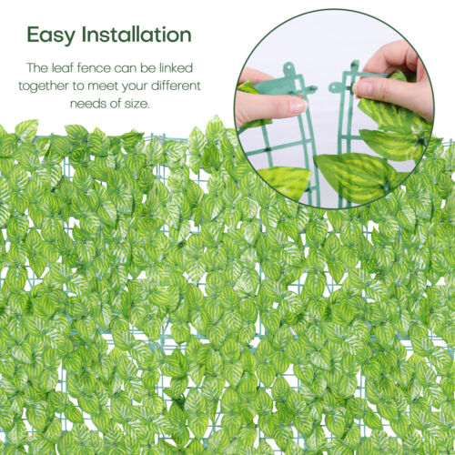 Artificial Wall Hedge Watermelon Leaf Grass Mat Yard Decor