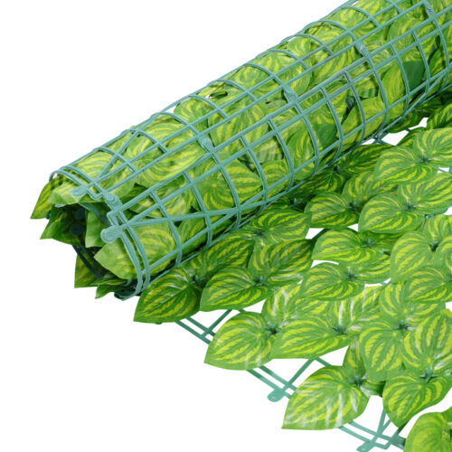 Artificial Wall Hedge Watermelon Leaf Grass Mat Yard Decor