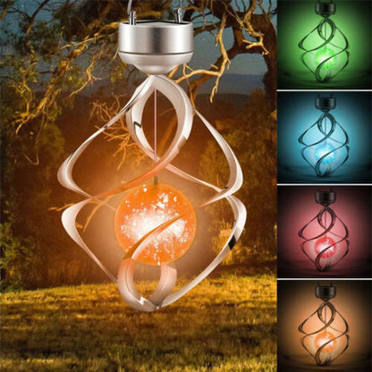 Solar Powered LED Wind Chimes Light