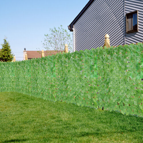 Artificial Apple Leaves Fence