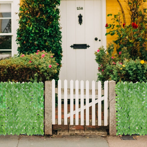 Artificial Apple Leaves Fence